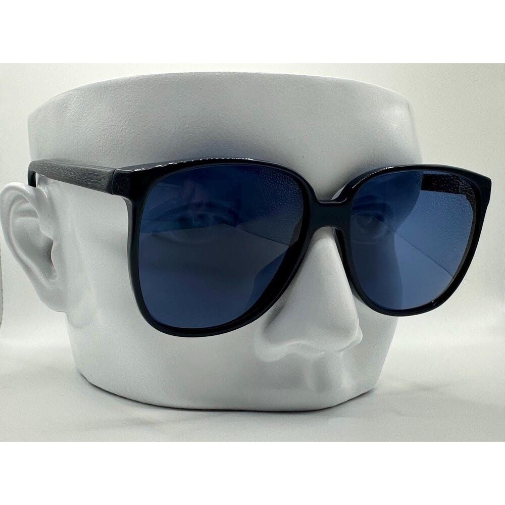 NEW Vintage Oversize Sunglasses | Non RX | Square Style | Blue | Jordache 1980s